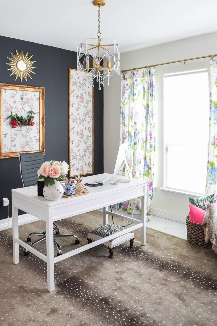 Home Office Decor: Room Reveal - MONICA BENAVIDEZ