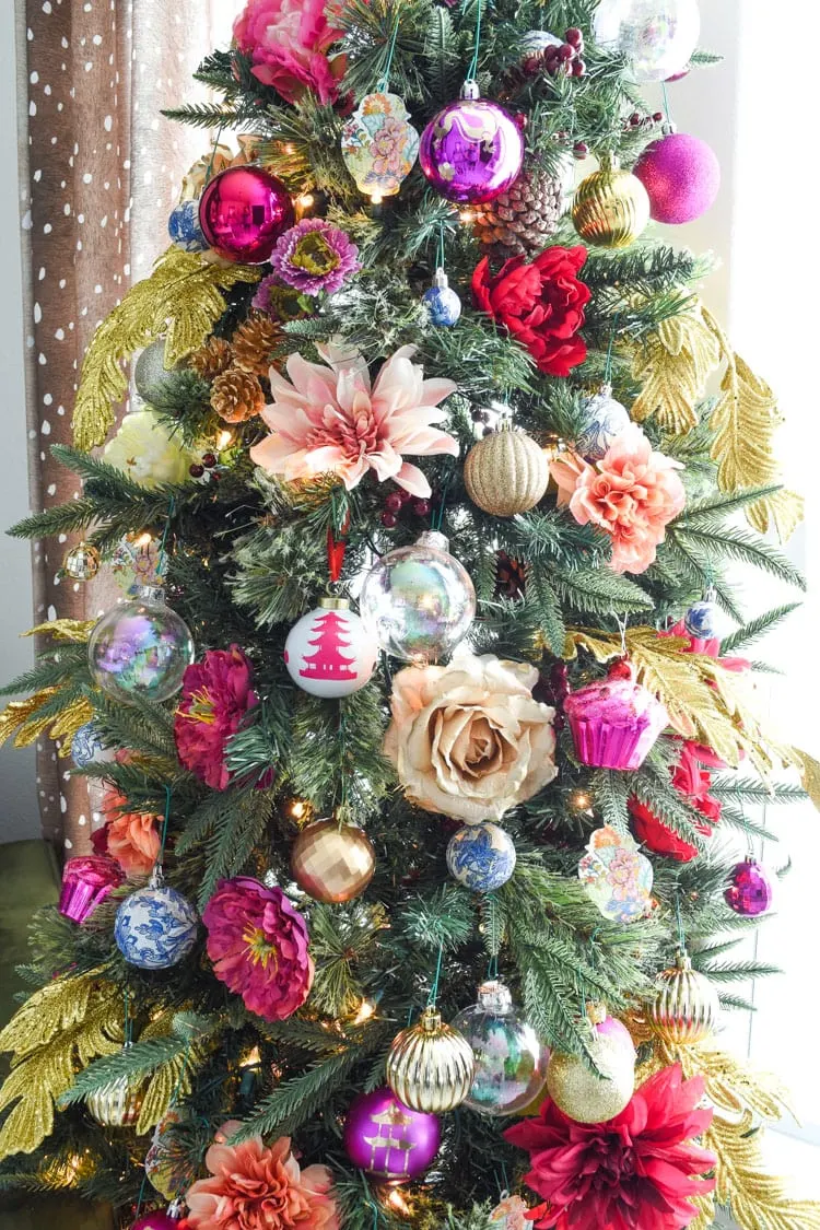 Floral christmas trees online