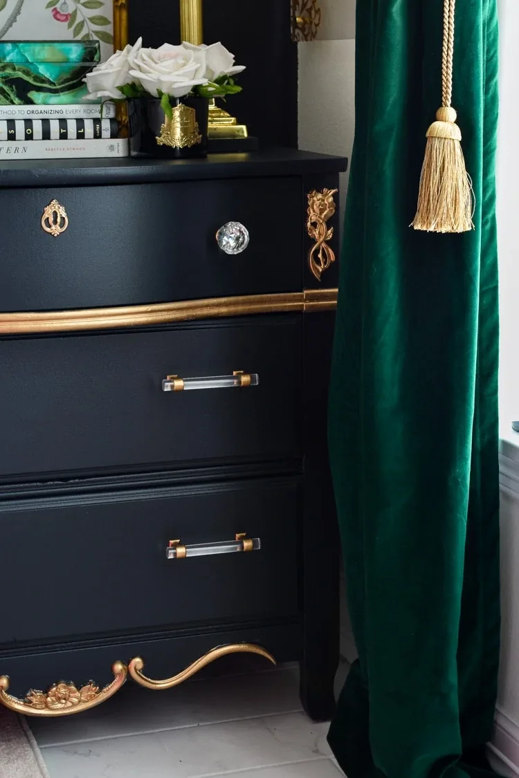 Emerald Green Painted Dresser: How to Paint with Milk Paint