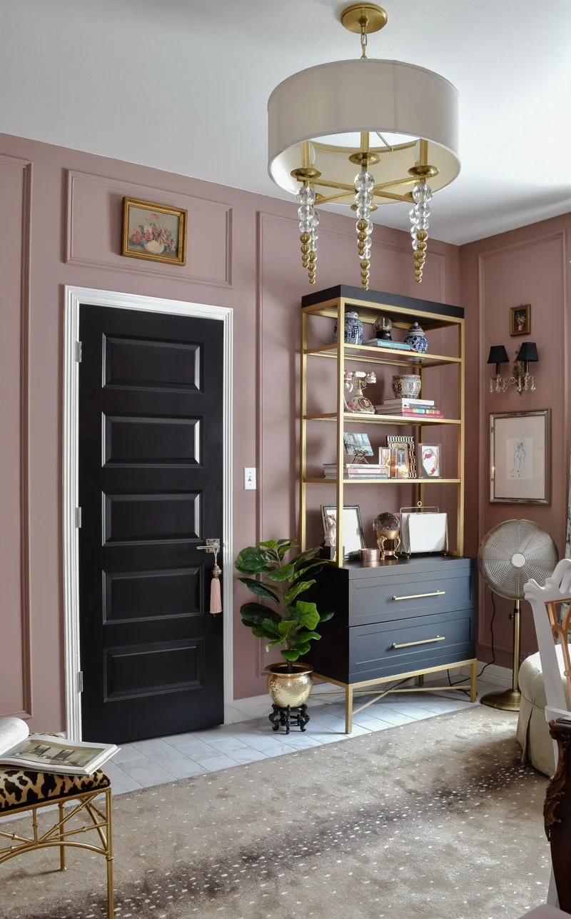 Black painted door: best black paint color for furniture and doors