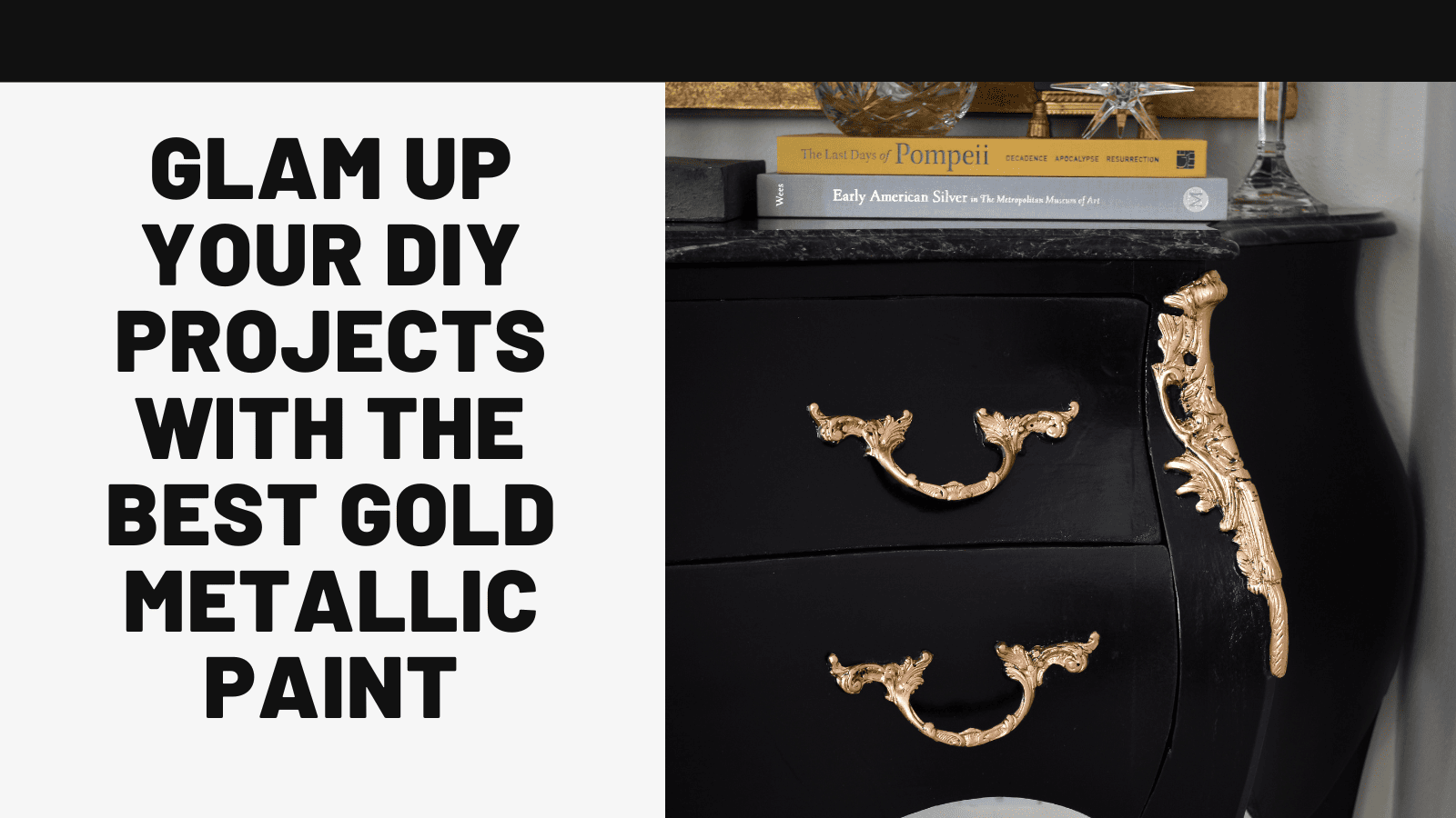 How to Add Gold Leaf to Painted Furniture for an Elegant Effect