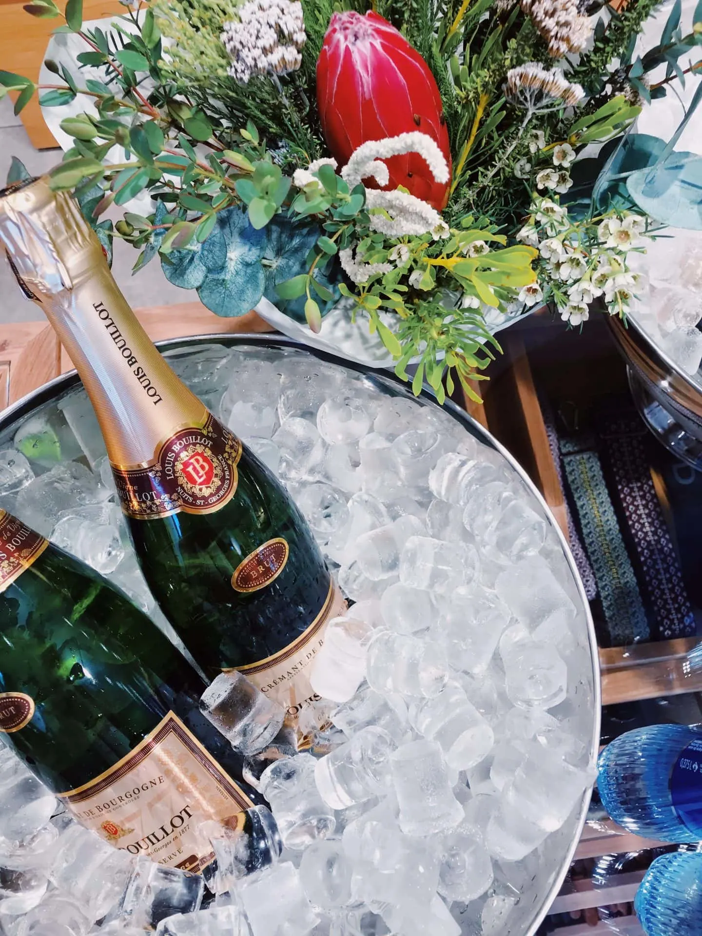 The Internet's Going Crazy For Champagne Ice Buckets Built Into Counters -  Holiday Party Tips