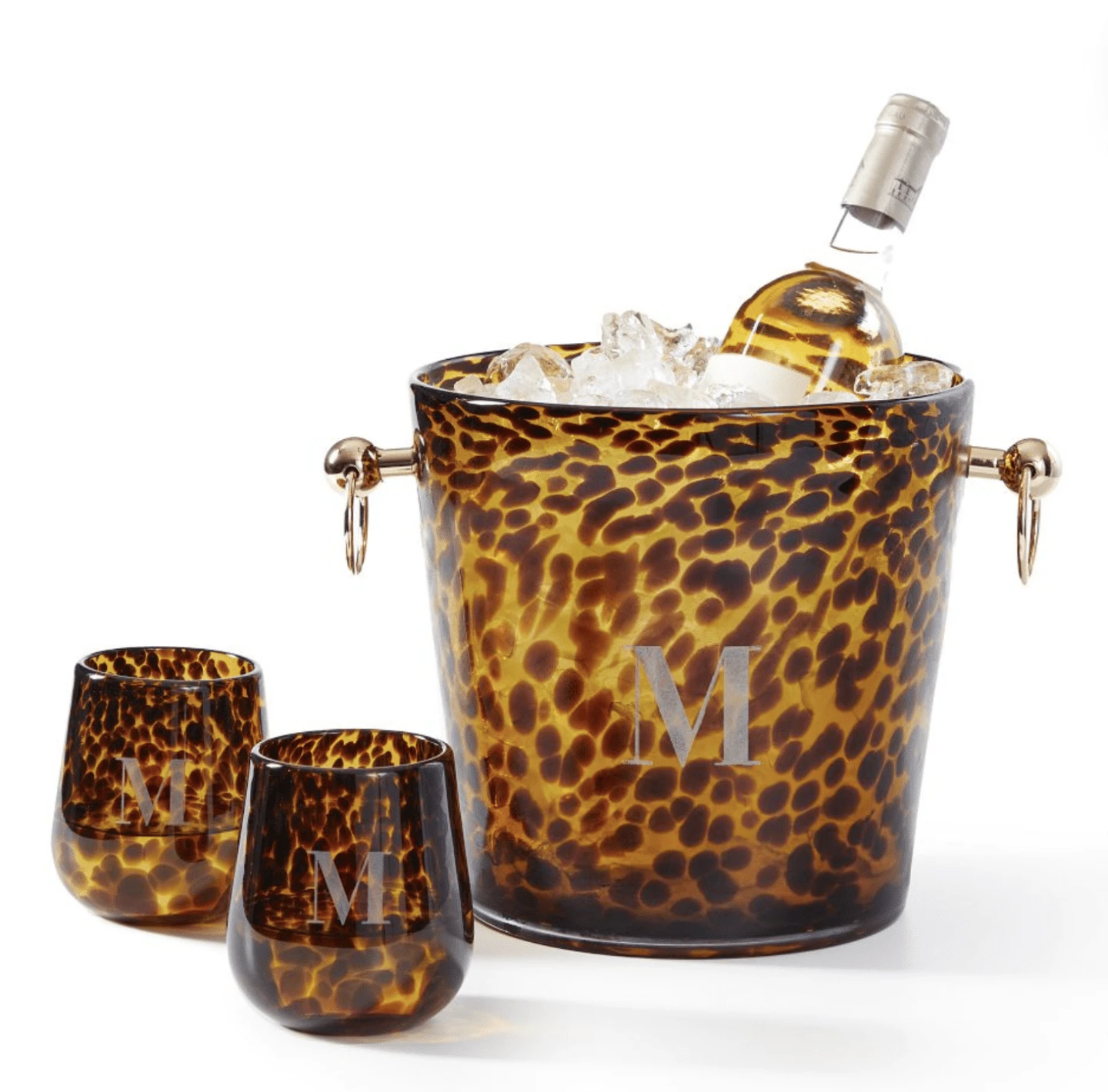  OGGI Wine & Ice Bucket- Ice Bucket with Lid & Ice Scoop, Wine  Chiller Bucket, Tabletop Wine Chiller Holds 2 Bottles, Bar Set is Great  Addition to Bar Cart or Home