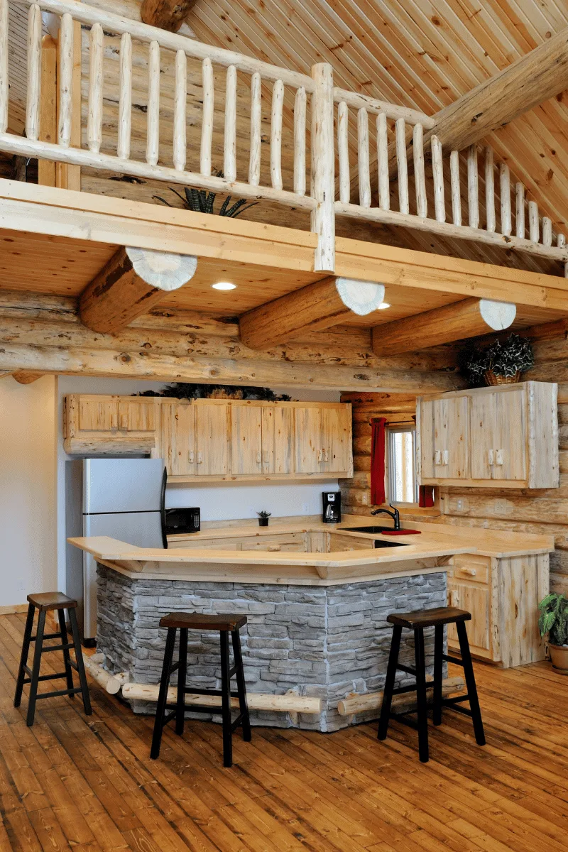 Log Cabin Kitchen Decor Ideas
