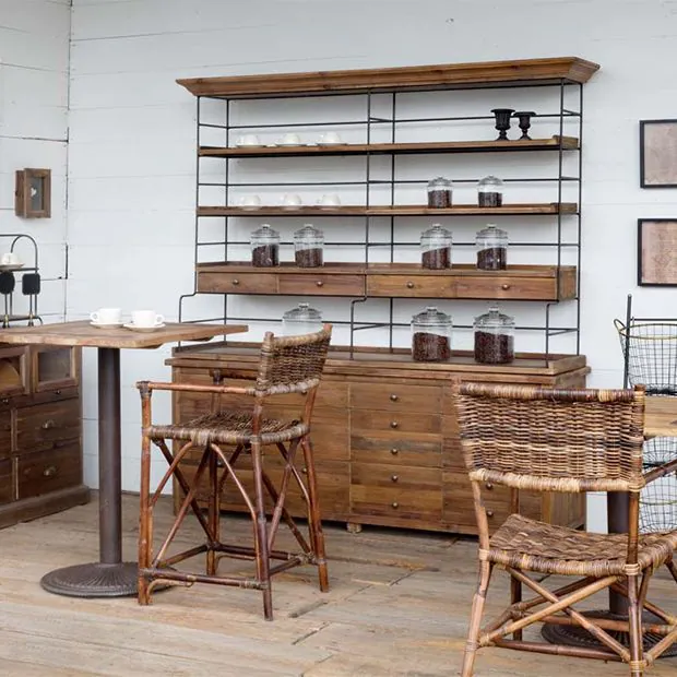 How to decorate a discount bakers rack in dining room